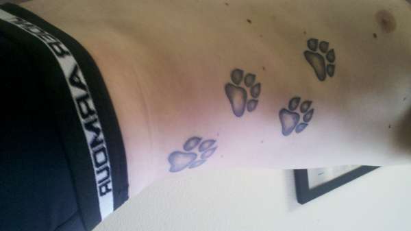 Tiger Paws tattoo
