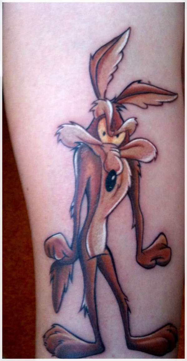 Wile E. Coyote tattoo