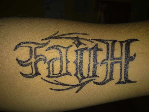 ambigram by me tattoo