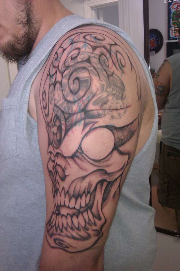 cover up outline tattoo
