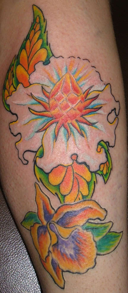 moms flowers tattoo
