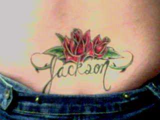 Jackson's Flower tattoo
