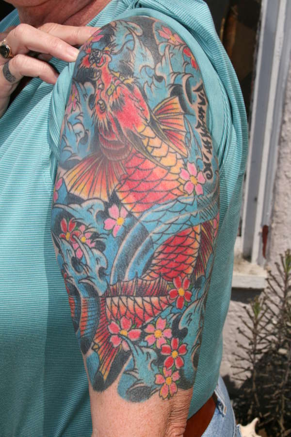 koi dragon tattoo