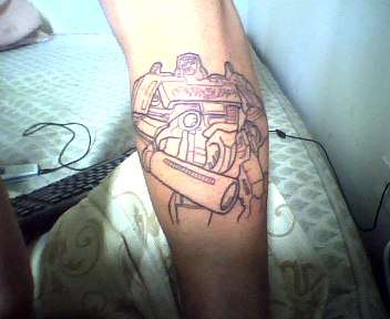 megatron tattoo