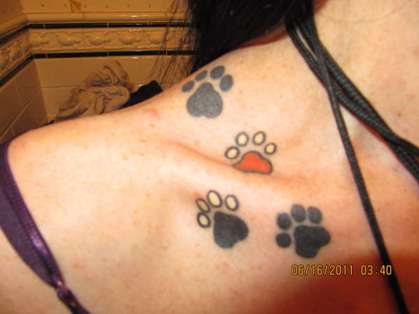 my cat's paws tattoo