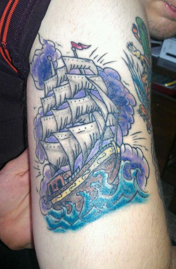 my clipper ship tattoo tattoo