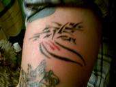tribal jesus tattoo