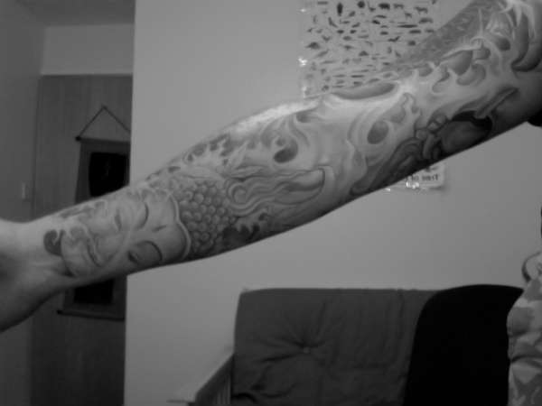 Buddha sleeve tattoo