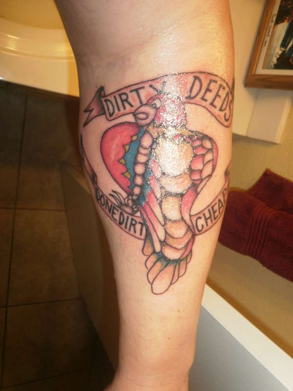 Dirty deeds tattoo