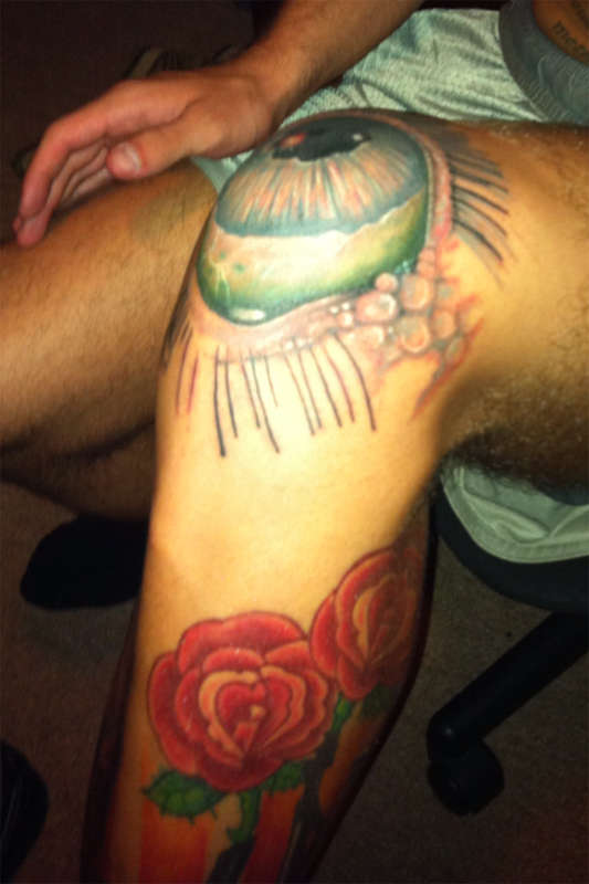 Eyeball tattoo