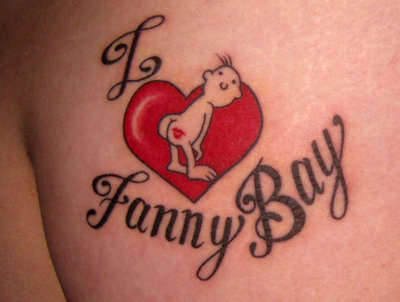 I heart Fanny Bay tattoo