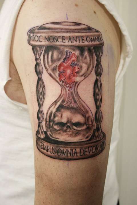 "Know this before all else...Time devours everything" tattoo