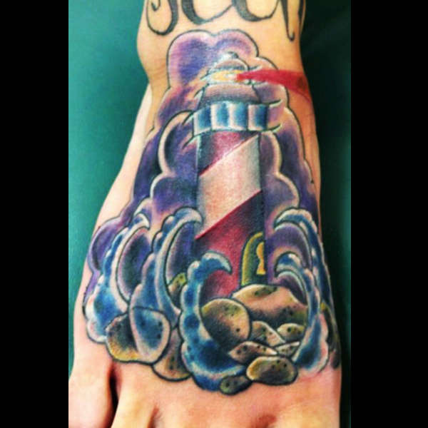 Lighthouse tattoo