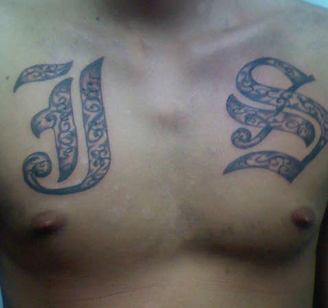 My Initials tattoo