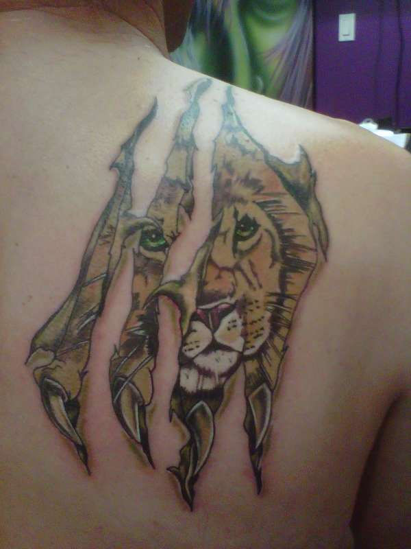 Custom Lion tattoo