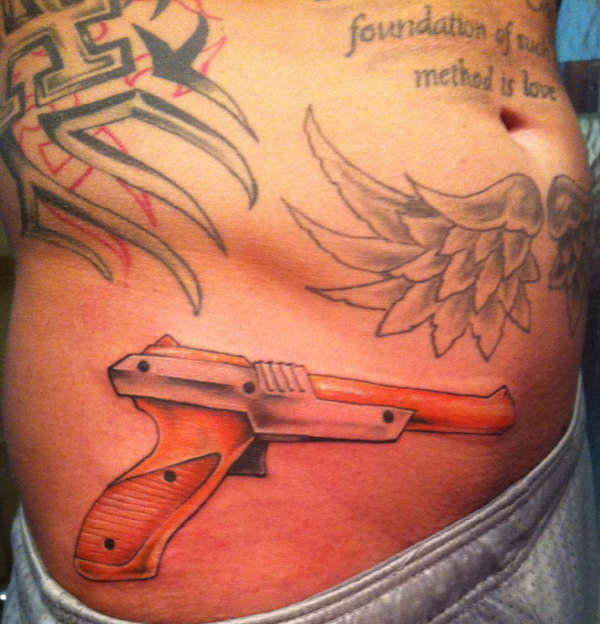Nintendo Gun tattoo