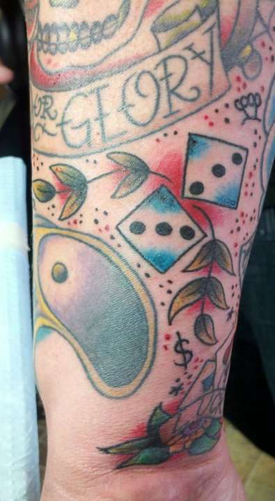 Rollin Dice tattoo