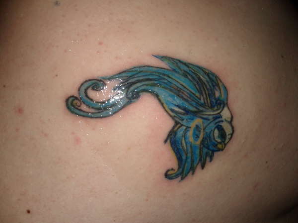amber back tattoo