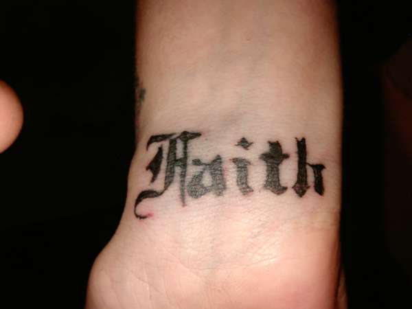 faith tattoo