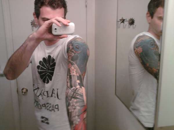 healed sleeve tattoo