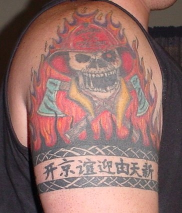 Burning Up tattoo