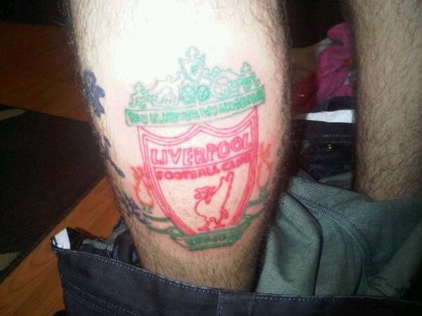 liverpool badge tattoo