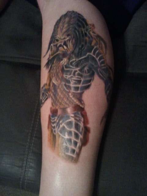 predator tat tattoo