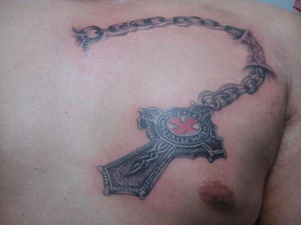 templars cross tattoo