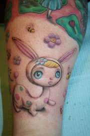 Funny Bunny tattoo