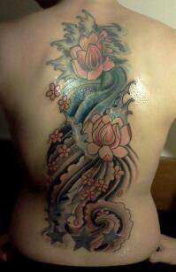 My finished back tattoo