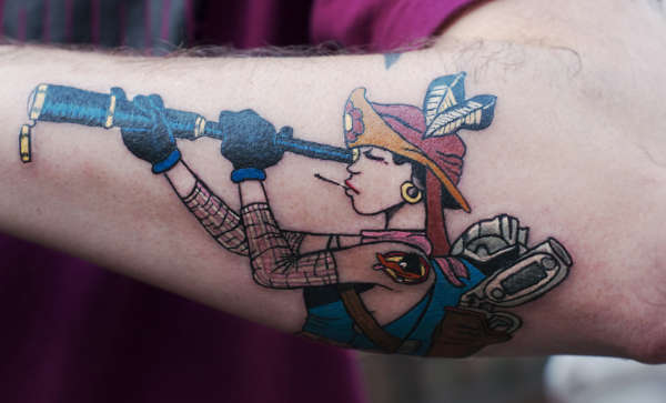 Tank Girl tattoo