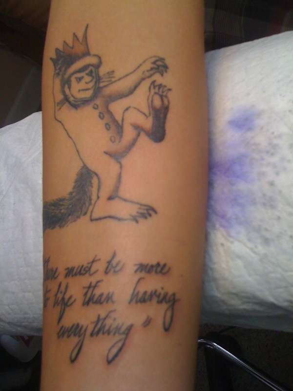 Where the Wild Things Are tattoo