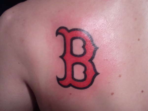 boston B redsox tattoo