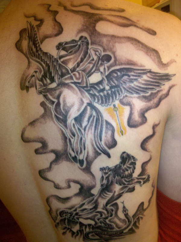 greek pegasus tattoo