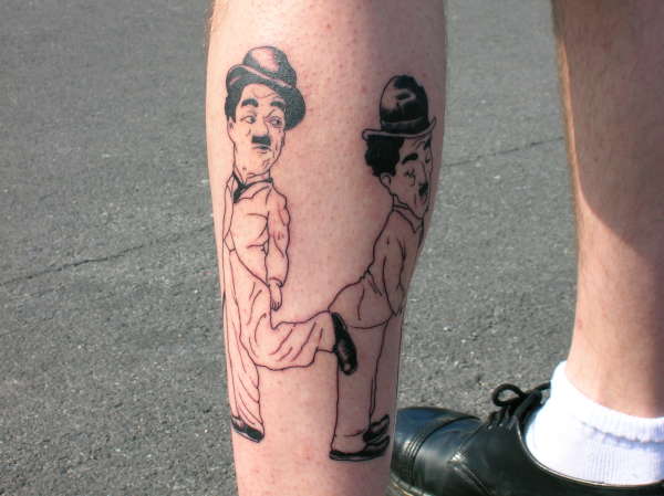 Chaplin tattoo