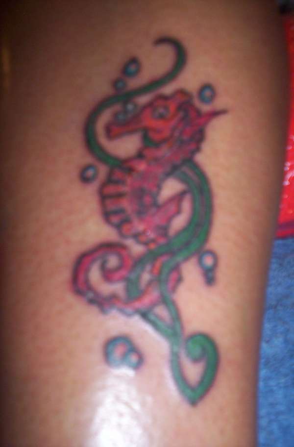 sea horse tattoo