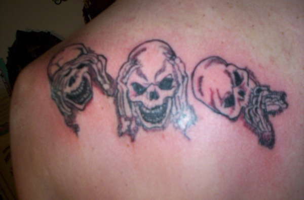 see no evil speak no evil here no evil tattoo