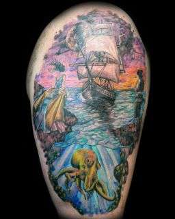ship tattoo