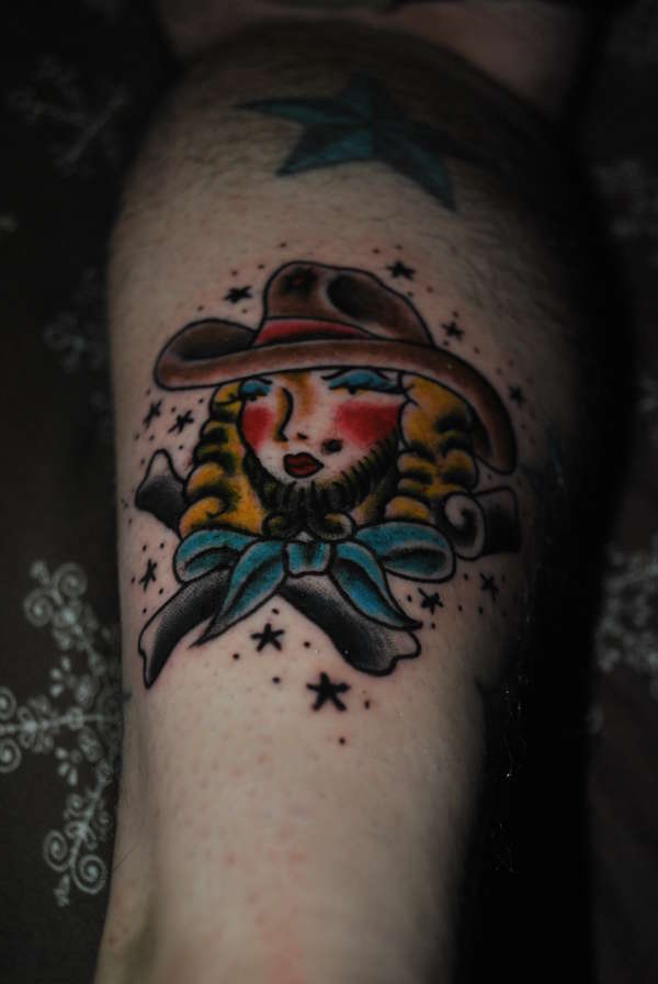 Carny Cowgirl tattoo