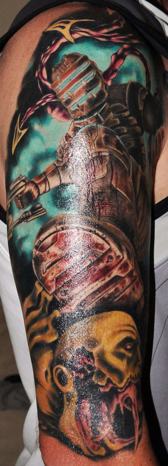 dead space necromorph tattoo