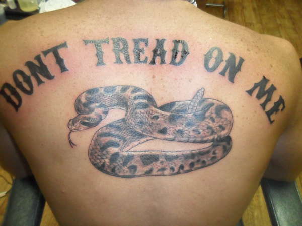 Dont Tread On Me tattoo