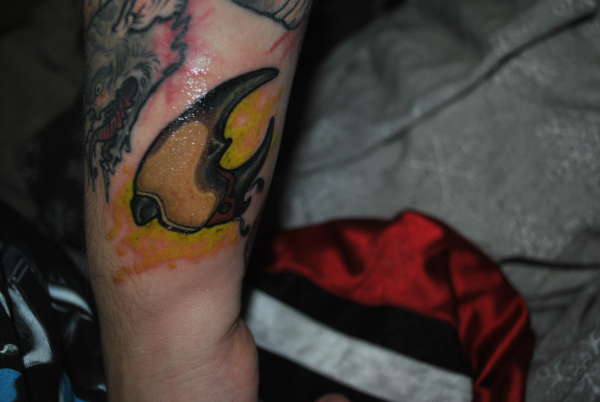 Hercules Beetle tattoo