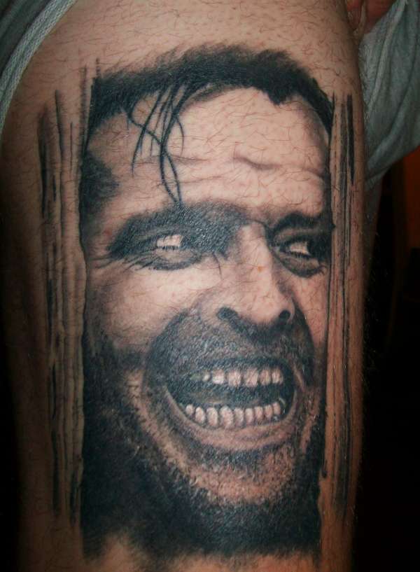 Jack Nicholson The Shining tattoo