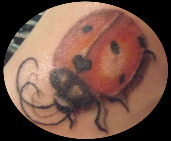 Lady Bug tattoo