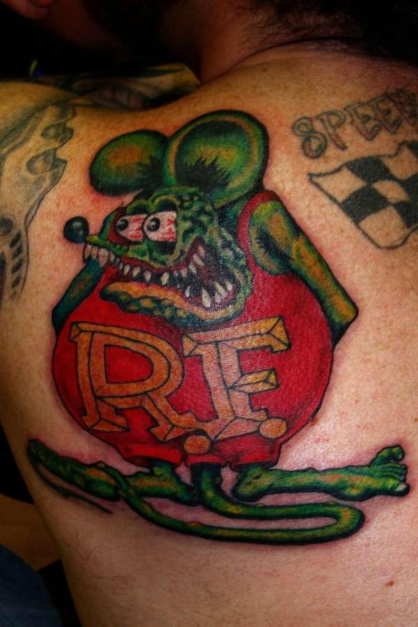 rat fink tattoo