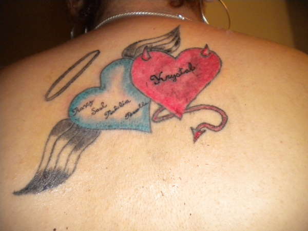 Two Hearts tattoo