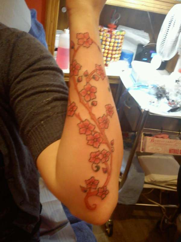 cherry blossoms tattoo