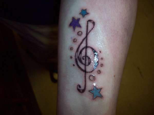 g clef tattoo