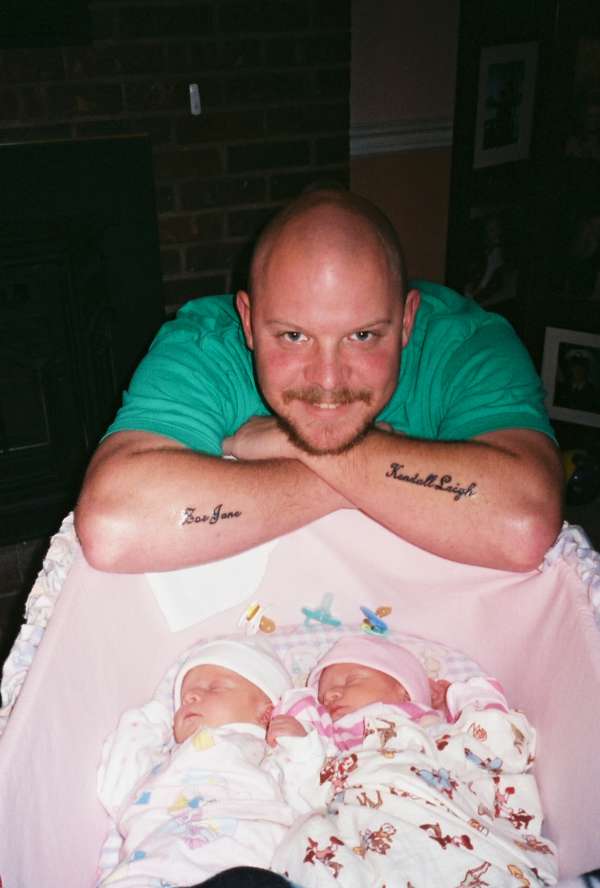 My kids names. tattoo