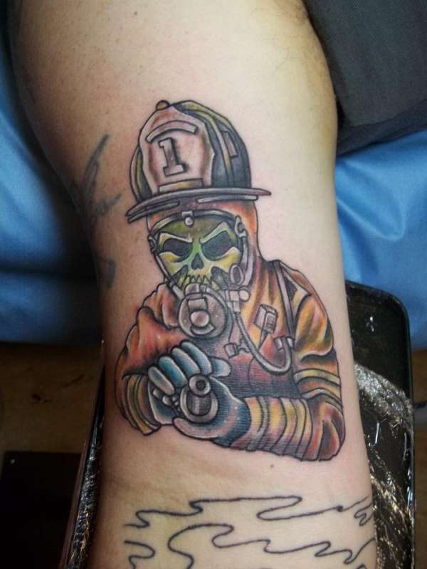nuclear firefighter tattoo